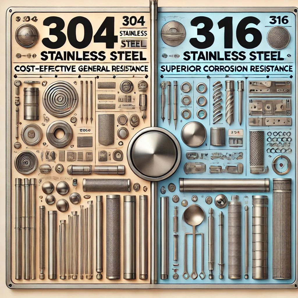 Comparing 304 Stainless Steel and 316 Stainless Steel: Understanding the Key Differences